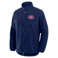 Montreal Canadiens NHL Fanatics Branded Men Navy 2026 Authentic Pro Rink Coaches Jacket product image 1, provided for visual