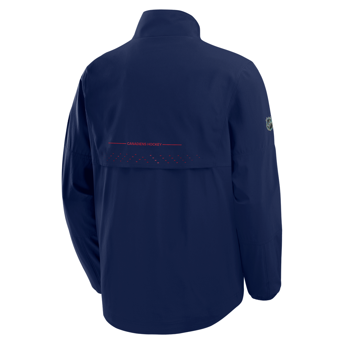 Montreal Canadiens NHL Fanatics Branded Men Navy 2026 Authentic Pro Rink Coaches Jacket product image 2, provided for visual