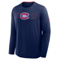Montreal Canadiens NHL Fanatics Branded Men Navy 2026 Authentic Pro Rink Tech Long-sleeve Shirt product image 1, provided