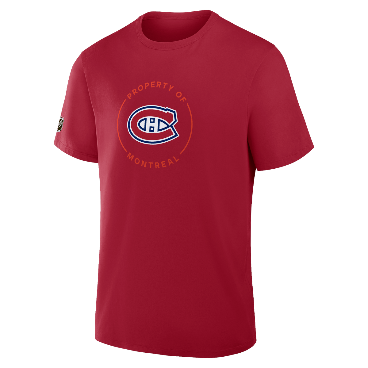 Montreal Canadiens NHL Fanatics Branded Men Red 2026 Authentic Pro Practice Primary T-Shirt product image 1, provided for
