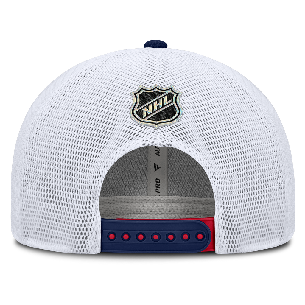 Montreal Canadiens NHL Fanatics Branded Men Red/White Authentic Pro Rink Trucker Snapback product image 2, provided for