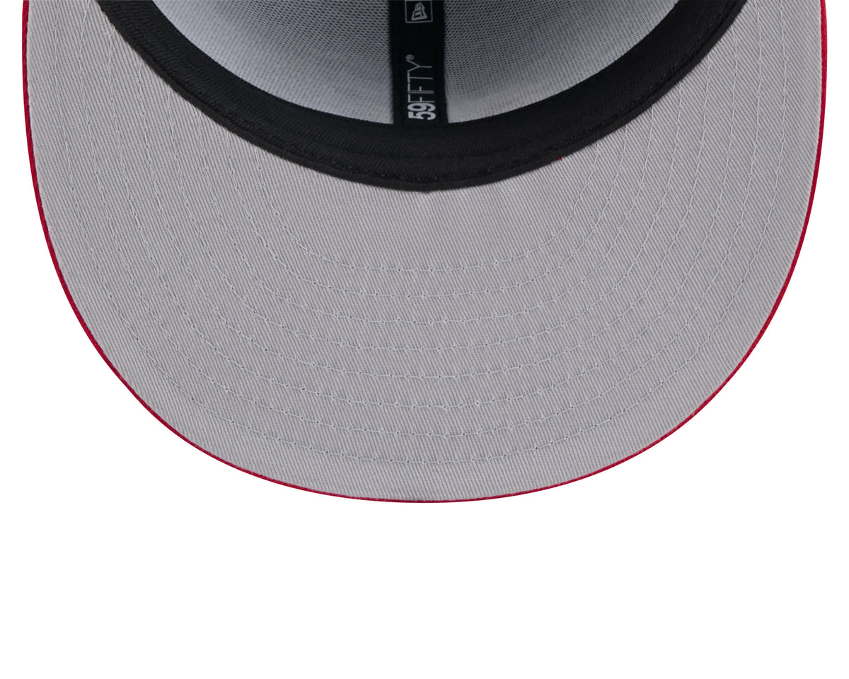Montreal Expos MLB New Era Men Royal Blue 59Fifty Two Tone Pinstripe Fitted Hat product image 7, provided for visual