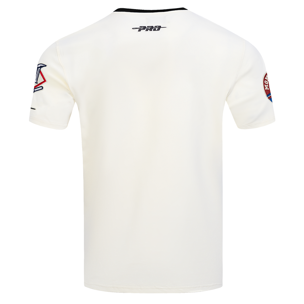 Montreal Expos MLB Pro Standard Men Offwhite Modern Originals Cooperstown Ringer T-Shirt product image 2, provided for
