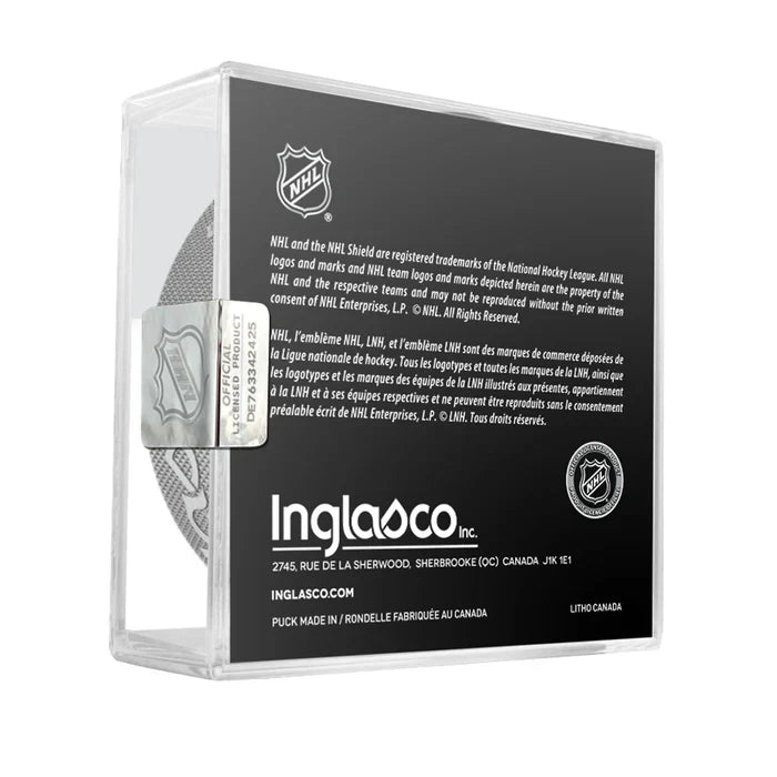 San Jose Sharks NHL Inglasco 2025-26 35th Anniversary Officially Licensed Game Hockey Puck product image 2, provided for