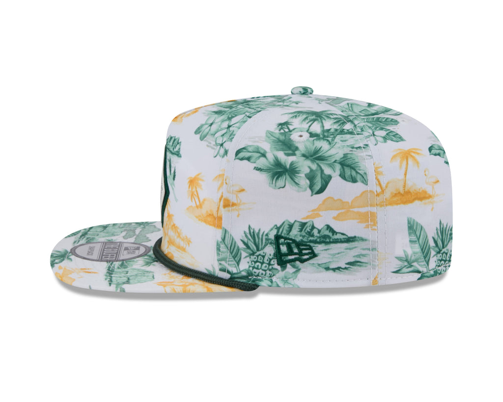 Oakland Athletics MLB New Era Men White Cord Golfer Printed Snapback product image 5, provided for visual reference and