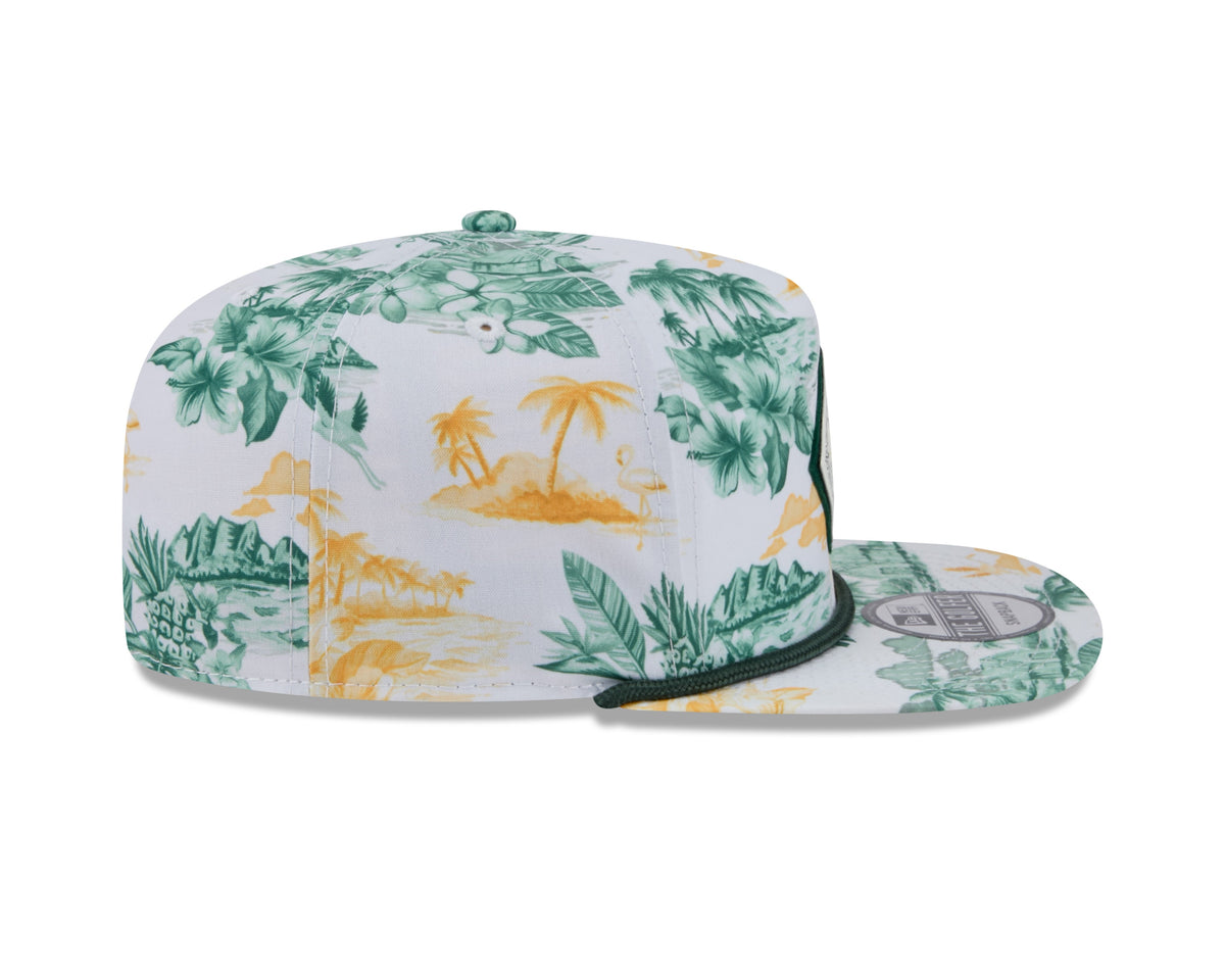 Oakland Athletics MLB New Era Men White Cord Golfer Printed Snapback product image 6, provided for visual reference and