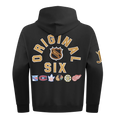 Original Six NHL Pro Standard Men Black Drop Shoulder Pullover Hoodie product image 1, provided for visual reference and