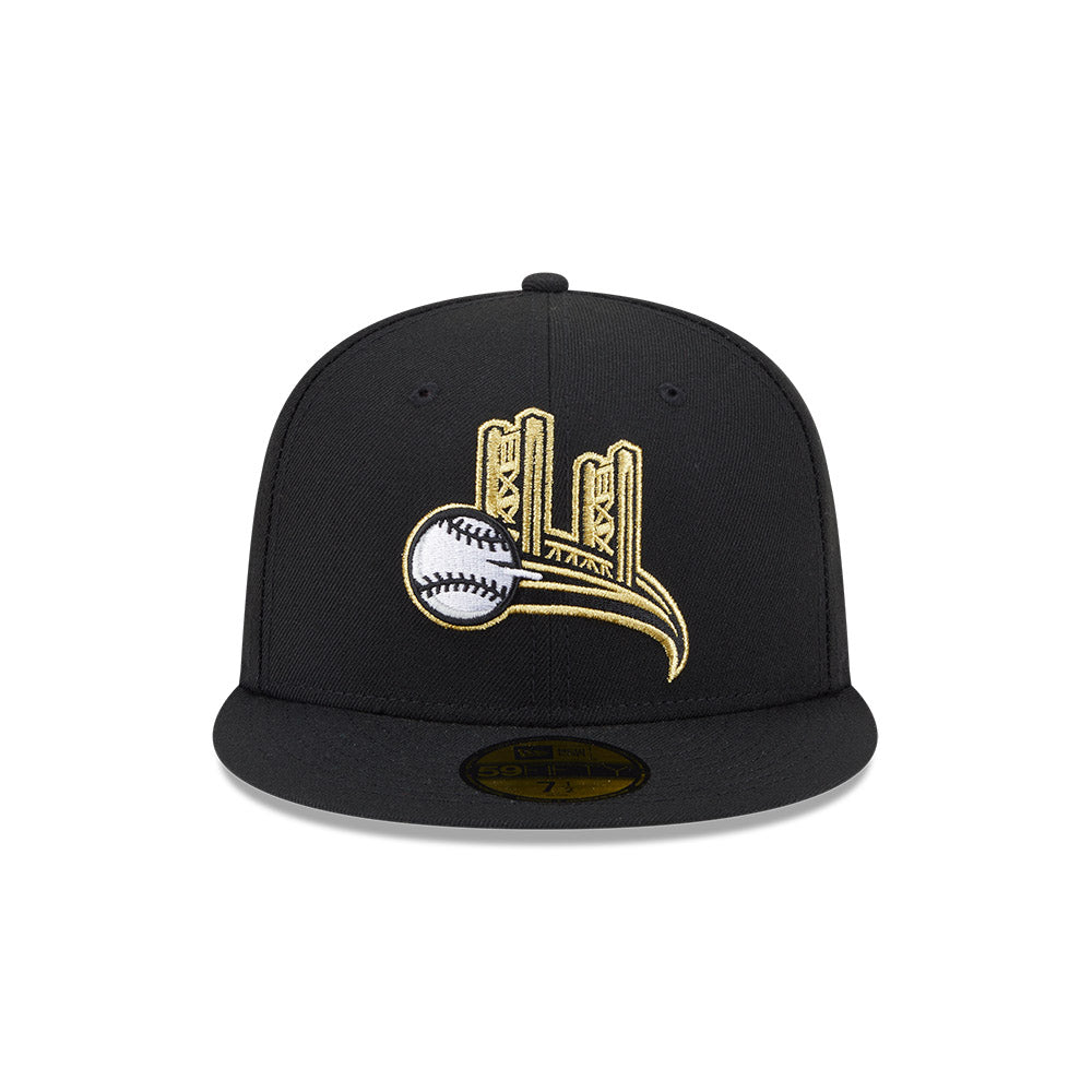 Sacramento River Cats MiLB New Era Men Black 59Fifty Alternate Authentic Collection Fitted Hat product image 3, provided for