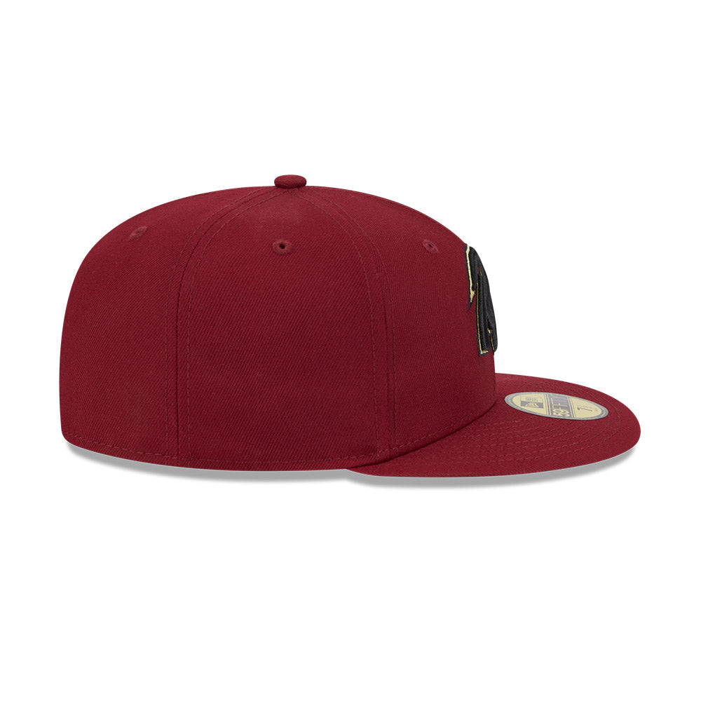 Sacramento River Cats MiLB New Era Men Red 59Fifty Authentic Collection Fitted Hat product image 6, provided for visual