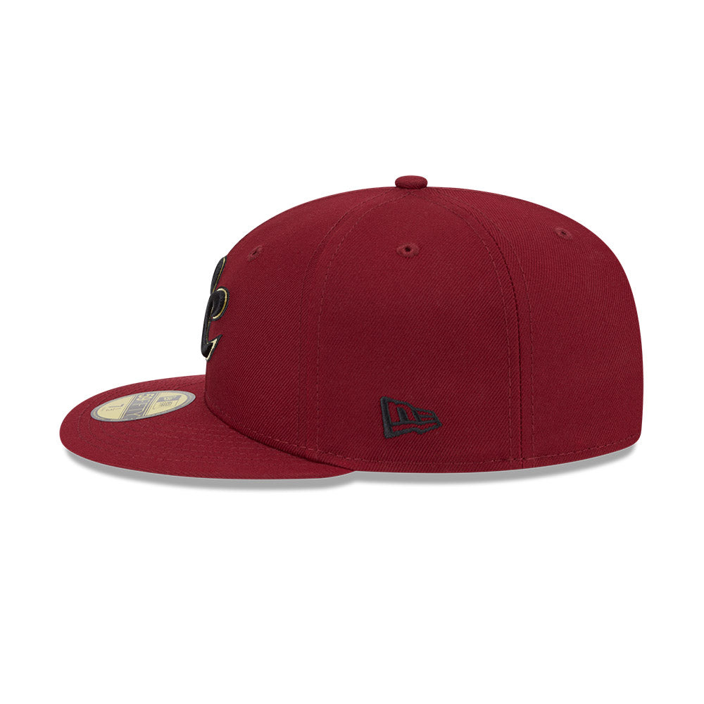 Sacramento River Cats MiLB New Era Men Red 59Fifty Authentic Collection Fitted Hat product image 5, provided for visual