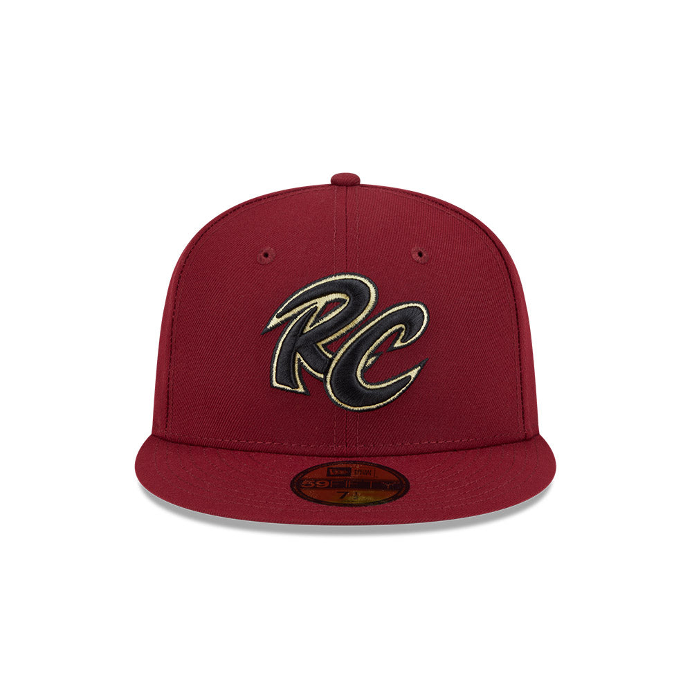 Sacramento River Cats MiLB New Era Men Red 59Fifty Authentic Collection Fitted Hat product image 3, provided for visual