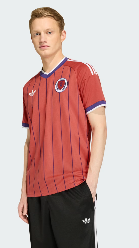 Scotland National Team FIFA Adidas Men Red 2026 Replica Away Jersey product image 4, provided for visual reference and