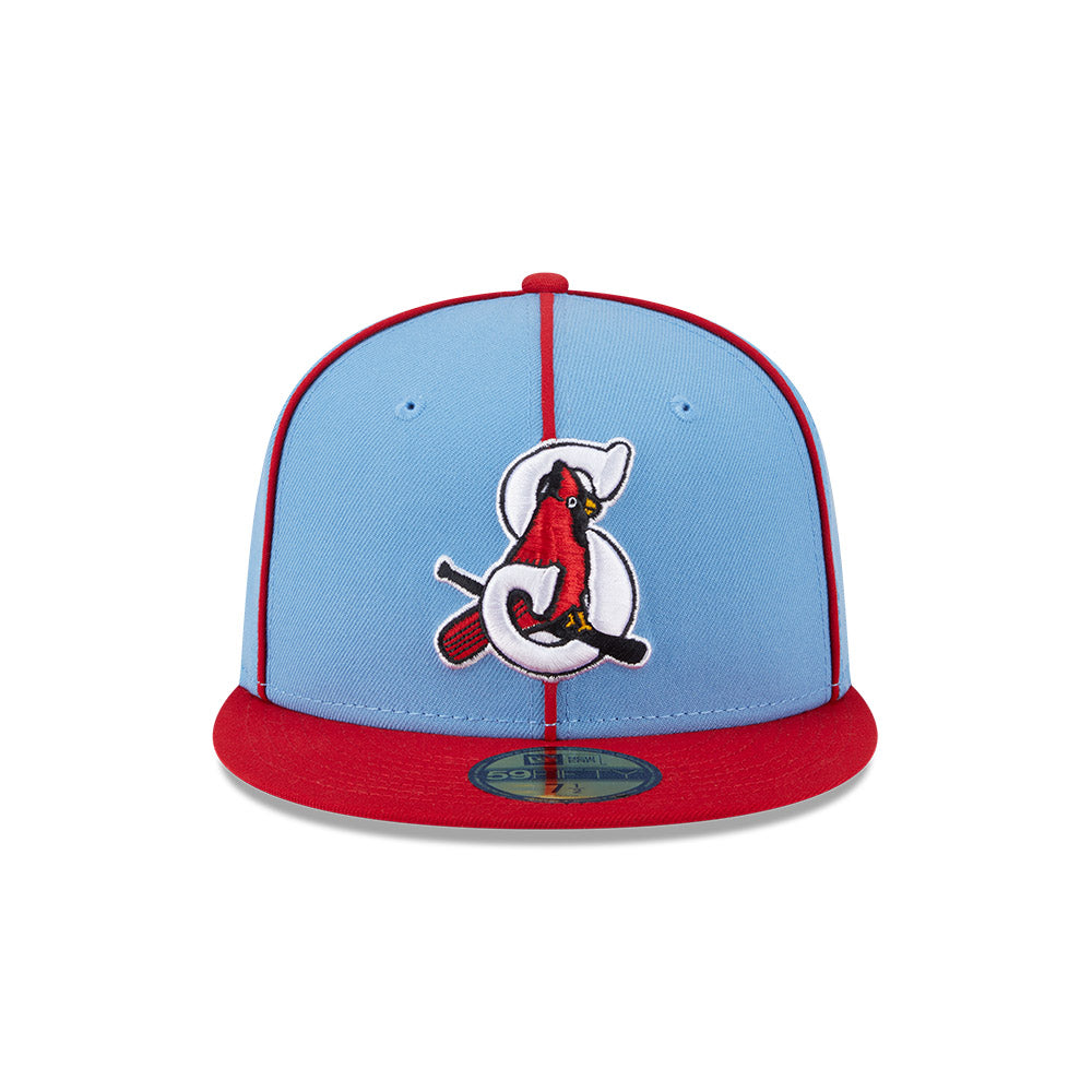 Springfield Cardinals MiLB New Era Men Light Blue/Red 59Fifty Alternate Authentic Collection Fitted Hat product image 3,