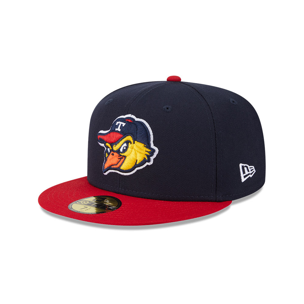 Toledo Mud Hens MiLB New Era Men Navy/Red 59Fifty Authentic Collection Fitted Hat product image 1, provided for visual