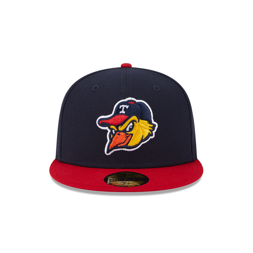 Toledo Mud Hens MiLB New Era Men Navy/Red 59Fifty Authentic Collection Fitted Hat product image 3, provided for visual