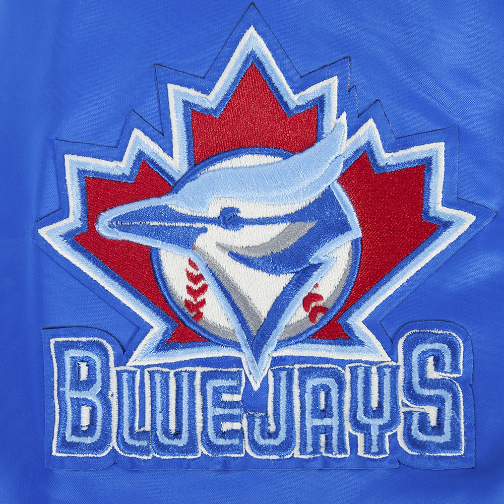 Toronto Blue Jays MLB Pro Standard Men Royal Blue Modern Originals Satin Jacket product image 8, provided for visual