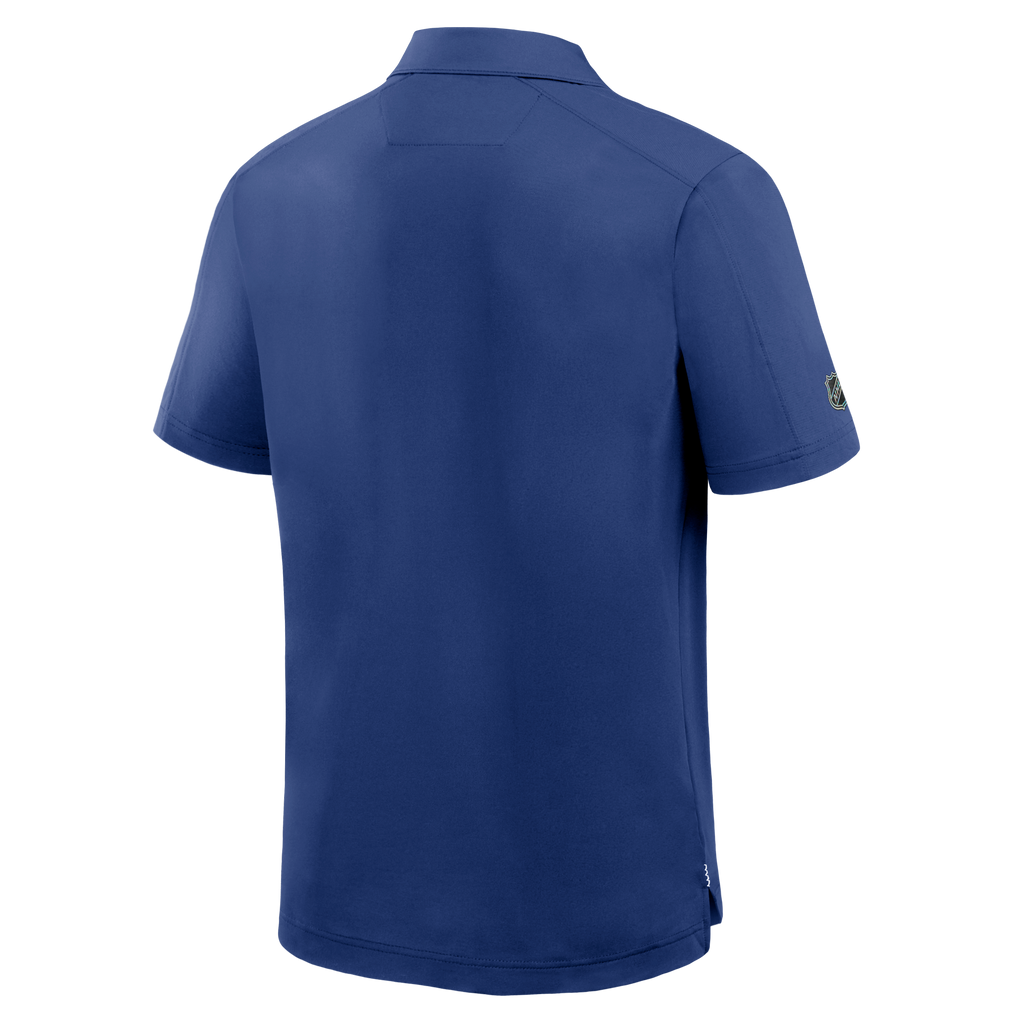 Toronto Maple Leafs NHL Fanatics Branded Men Royal Blue Authentic Pro Polo T-Shirt product image 2, provided for visual