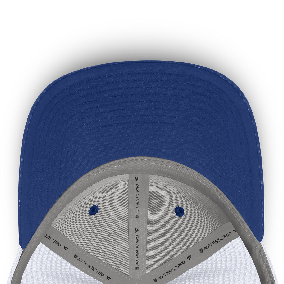 Toronto Maple Leafs NHL Fanatics Branded Men Royal Blue Authentic Pro Rink Boxed Logo Trucker Snapback product image 5,