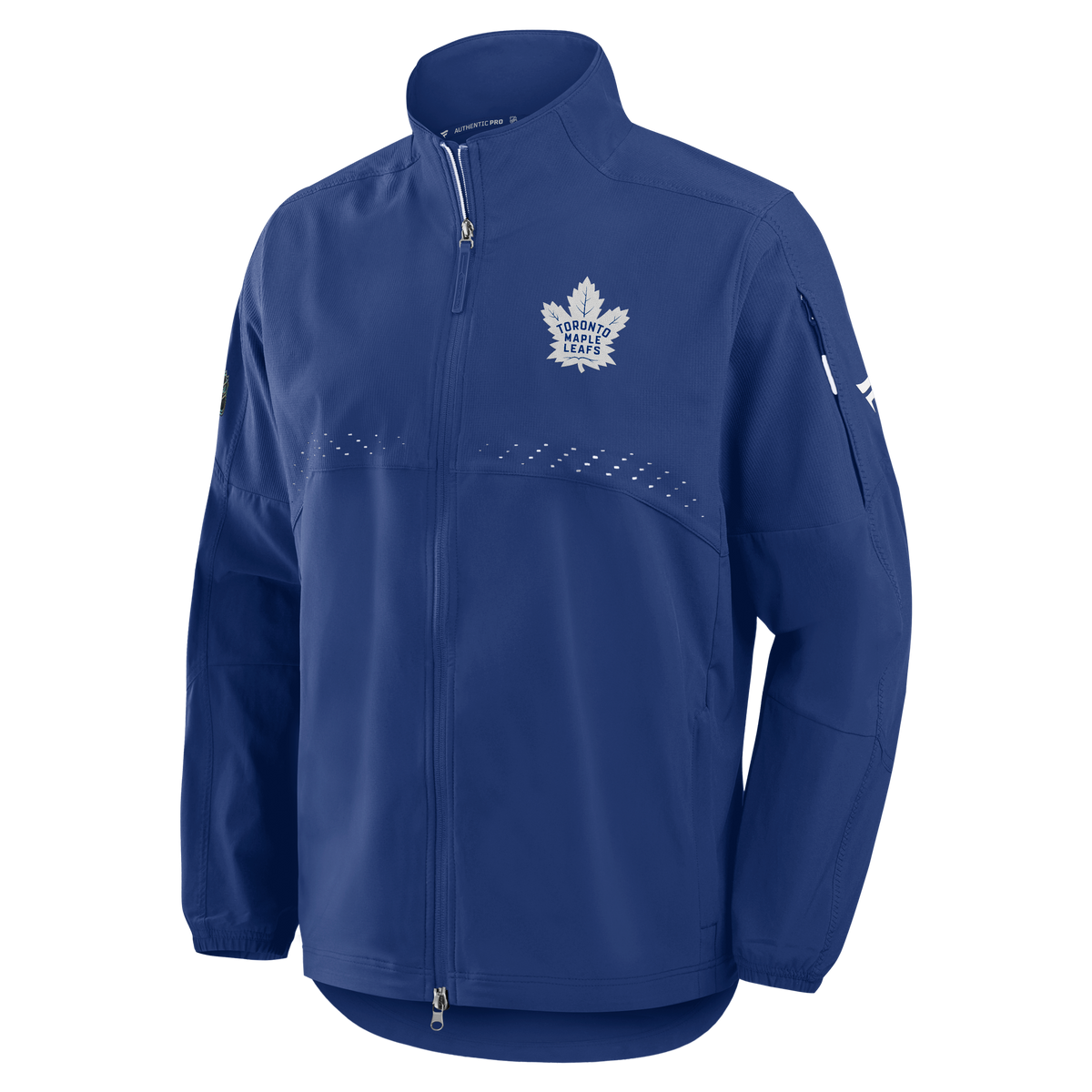 Toronto Maple Leafs NHL Fanatics Branded Men Royal Blue Authentic Pro Rink Coaches Jacket product image 1, provided for