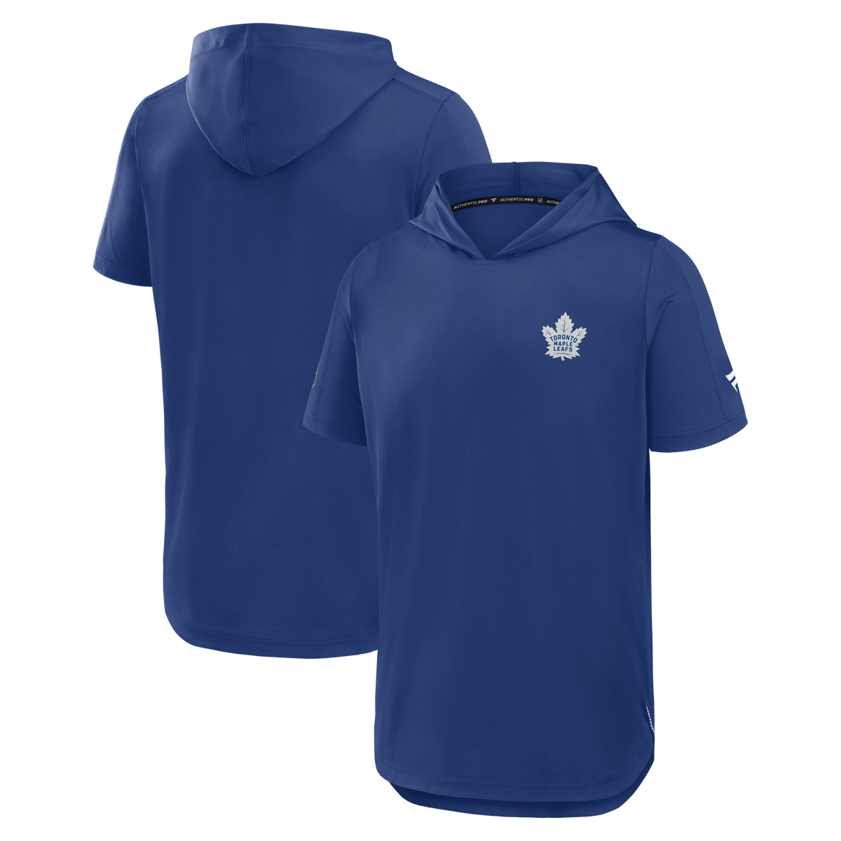 Toronto Maple Leafs NHL Fanatics Branded Men Royal Blue Authentic Pro Rink Short Sleeve Hoodie product image 3, provided for
