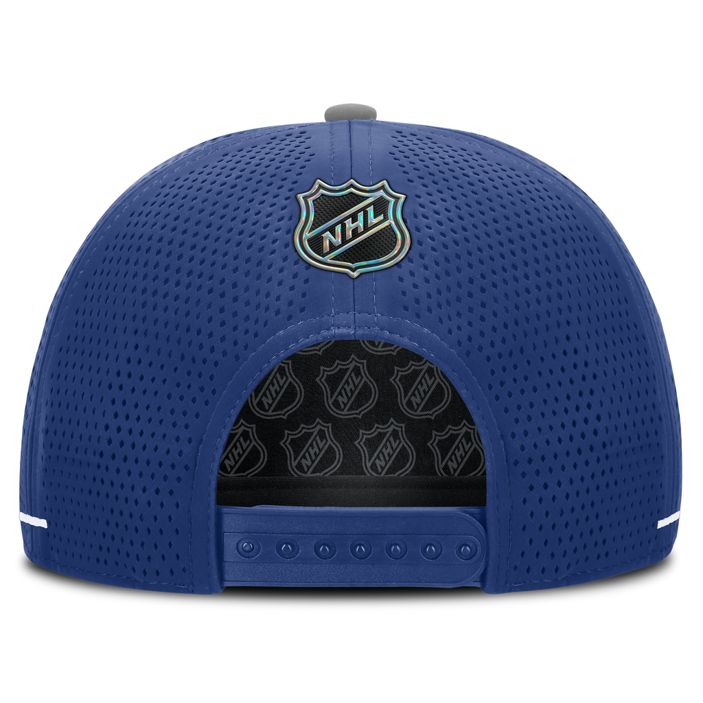 Toronto Maple Leafs NHL Fanatics Branded Men Royal Blue Authentic Pro Rink Vented A-Frame Snapback product image 2, provided