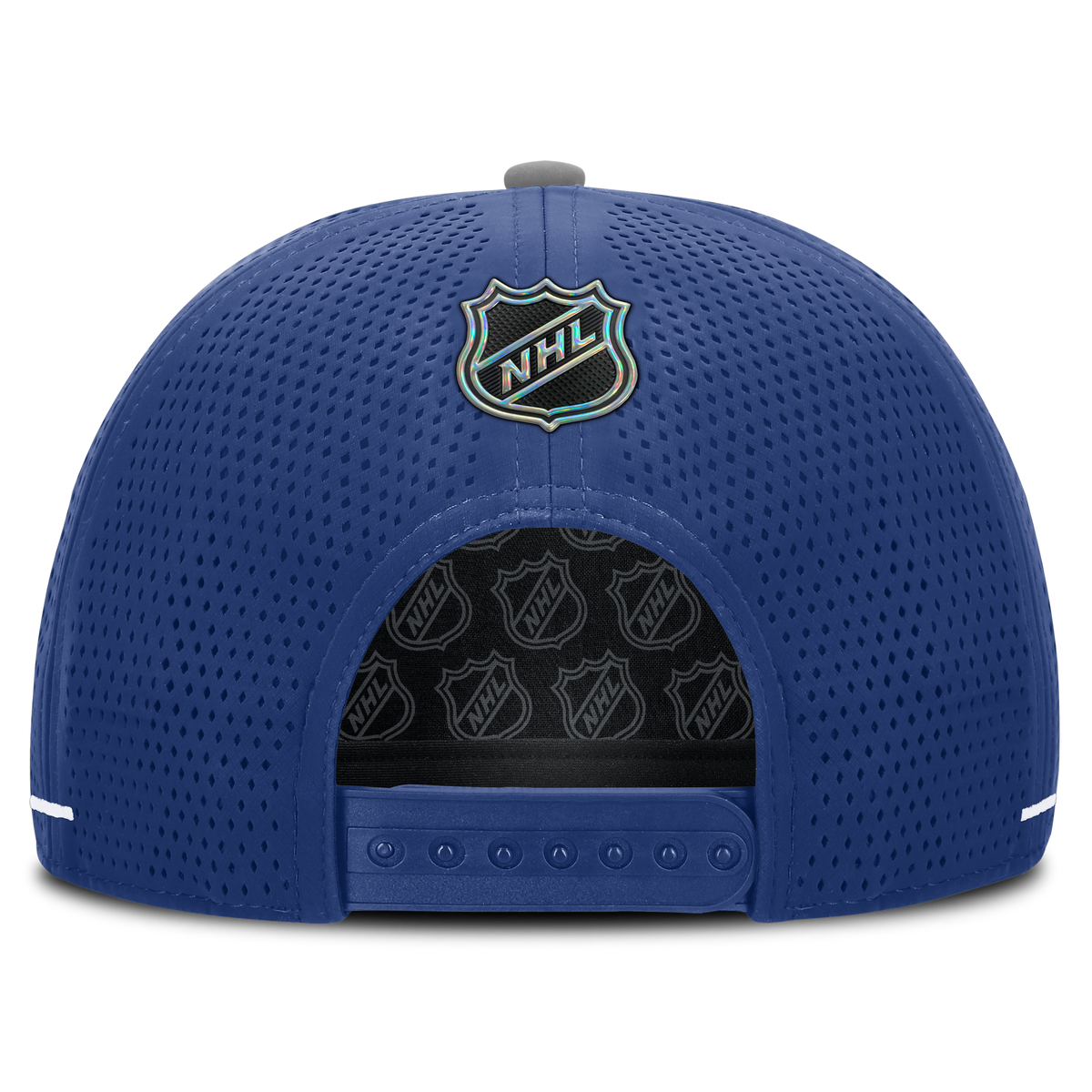 Toronto Maple Leafs NHL Fanatics Branded Men Royal Blue Authentic Pro Rink Vented A-Frame Snapback product image 2, provided