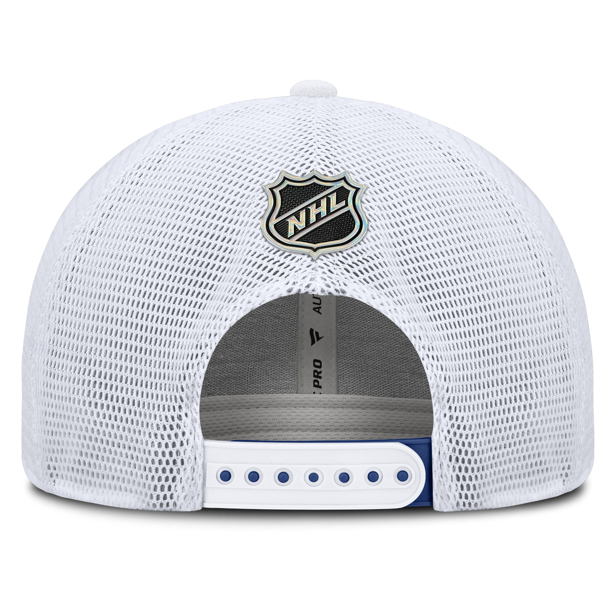Toronto Maple Leafs NHL Fanatics Branded Men Royal Blue Authentic Pro Train Trucker Snapback product image 2, provided for