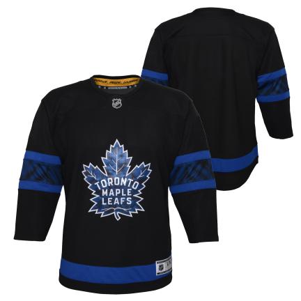 Toronto Maple Leafs NHL Outerstuff Kids Black Third Premier Jersey product image 3, provided for visual reference and