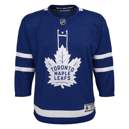 Toronto Maple Leafs NHL Outerstuff Kids Royal Blue Home Premier Jersey product image 1, provided for visual reference and