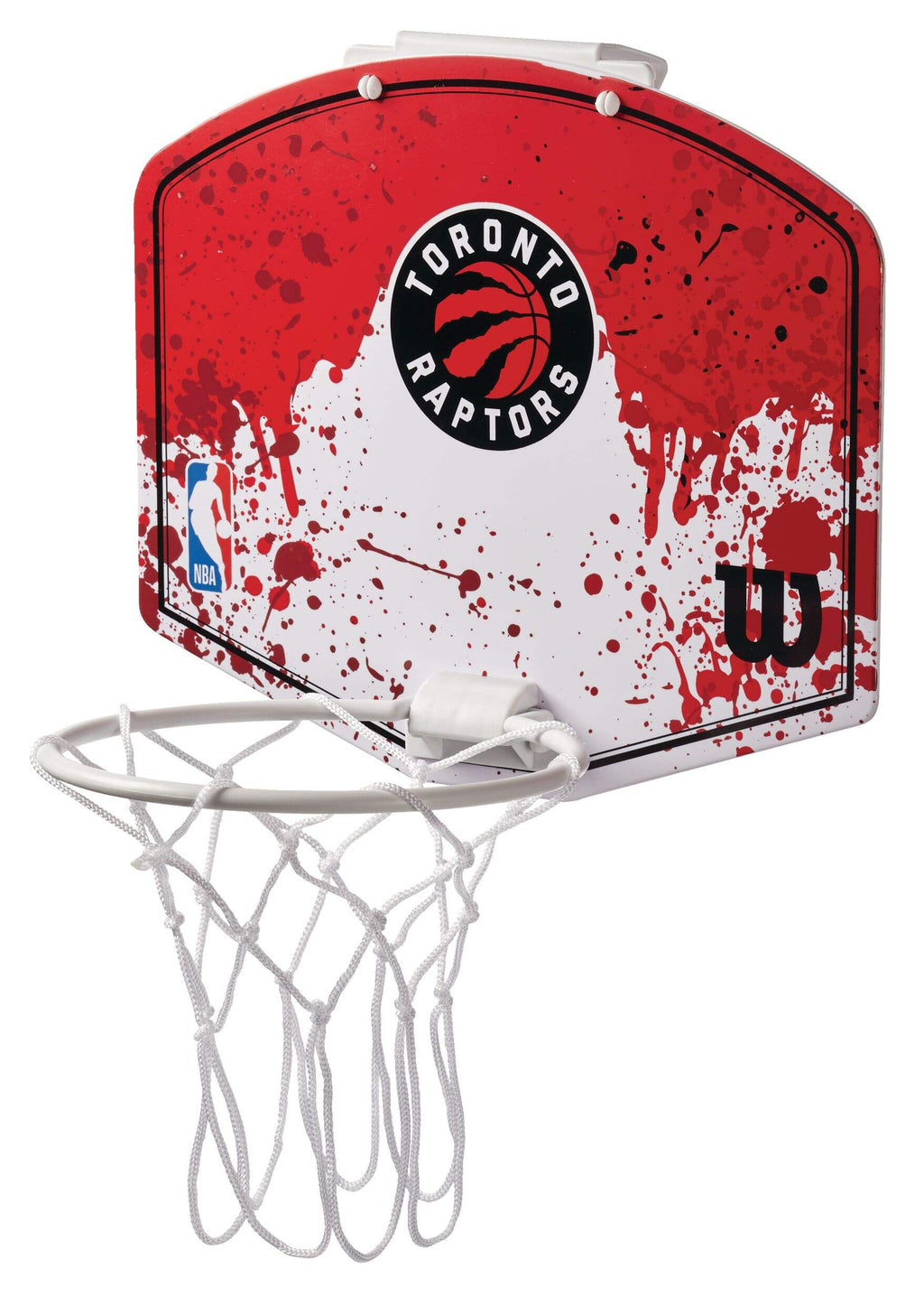 Toronto Raptors NBA Wilson Mini Basketball Hoop product image 2, provided for visual reference and product detail review
