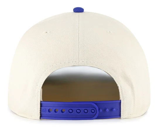 Toronto Blue Jays MLB 47 Brand Men Pomona Two Tone Hitch Snapback Hat product image 2, provided for visual reference and
