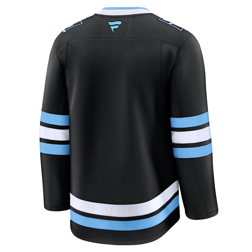 Utah Mammoth NHL Fanatics Branded Men Black Premium Home Jersey product image 2, provided for visual reference and product