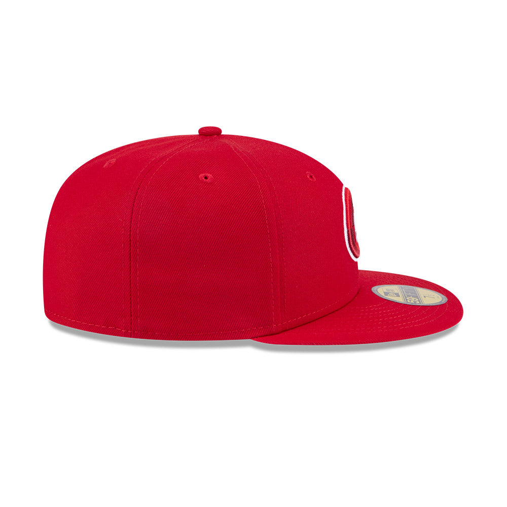 Vancouver Canadians MiLB New Era Men Red 59Fifty Authentic Collection Fitted Hat product image 6, provided for visual