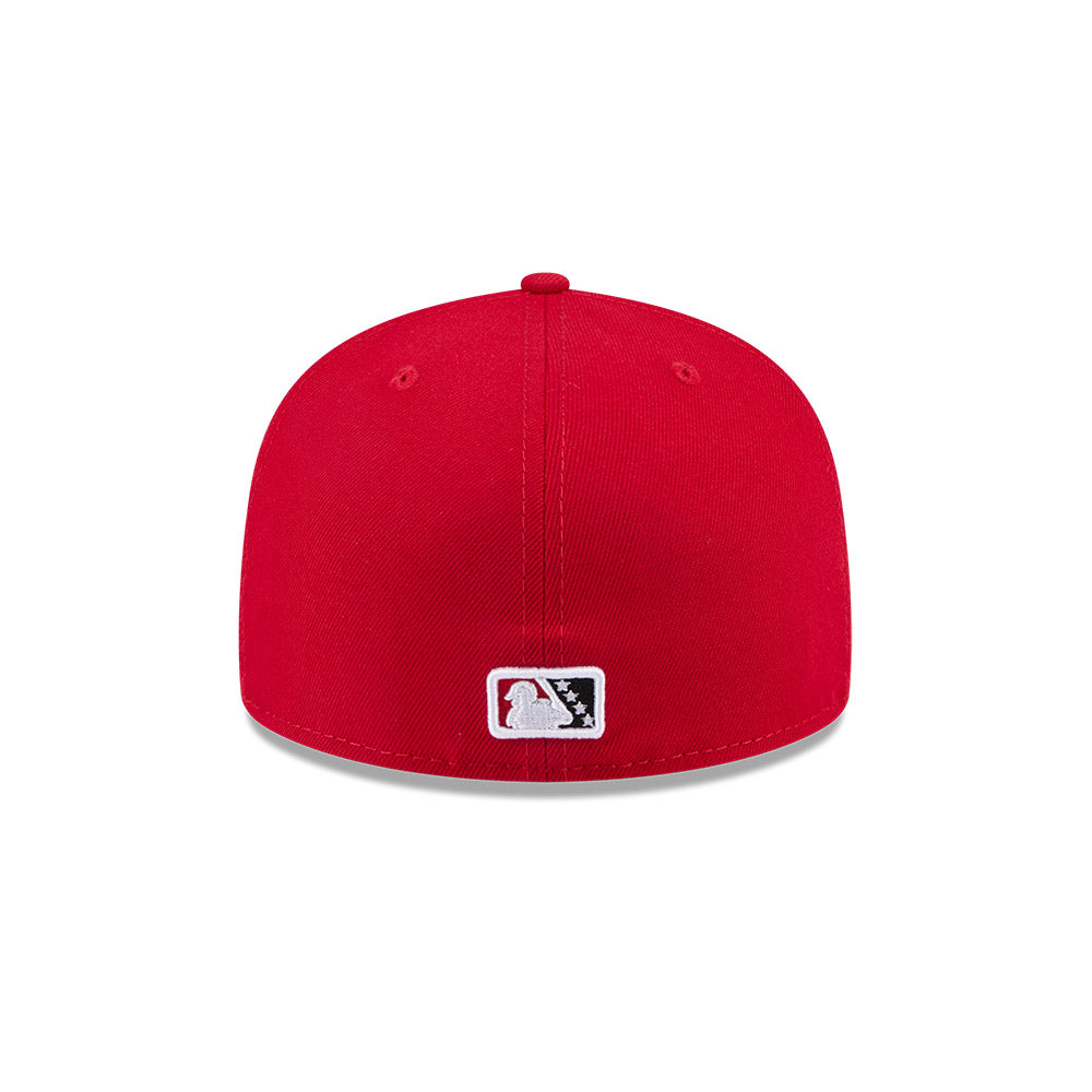Vancouver Canadians MiLB New Era Men Red 59Fifty Authentic Collection Fitted Hat product image 2, provided for visual