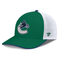 Vancouver Canucks NHL Fanatics Branded Men Green/White Authentic Pro Rink Trucker Snapback product image 1, provided for