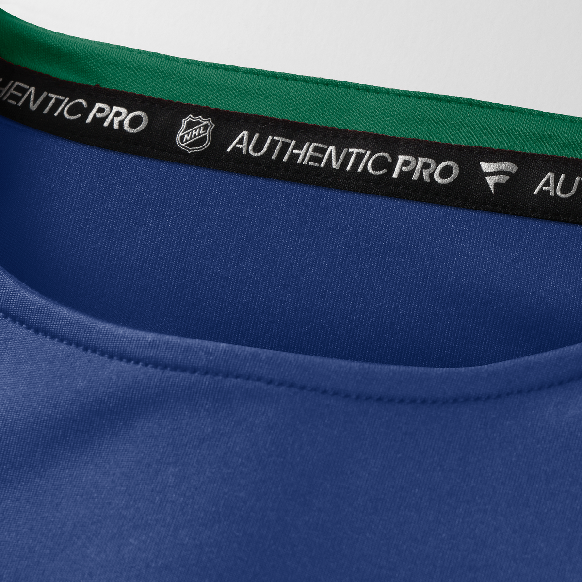 Vancouver Canucks NHL Fanatics Branded Men Royal Blue Authentic Pro Rink Tech Long-sleeve Shirt product image 4, provided