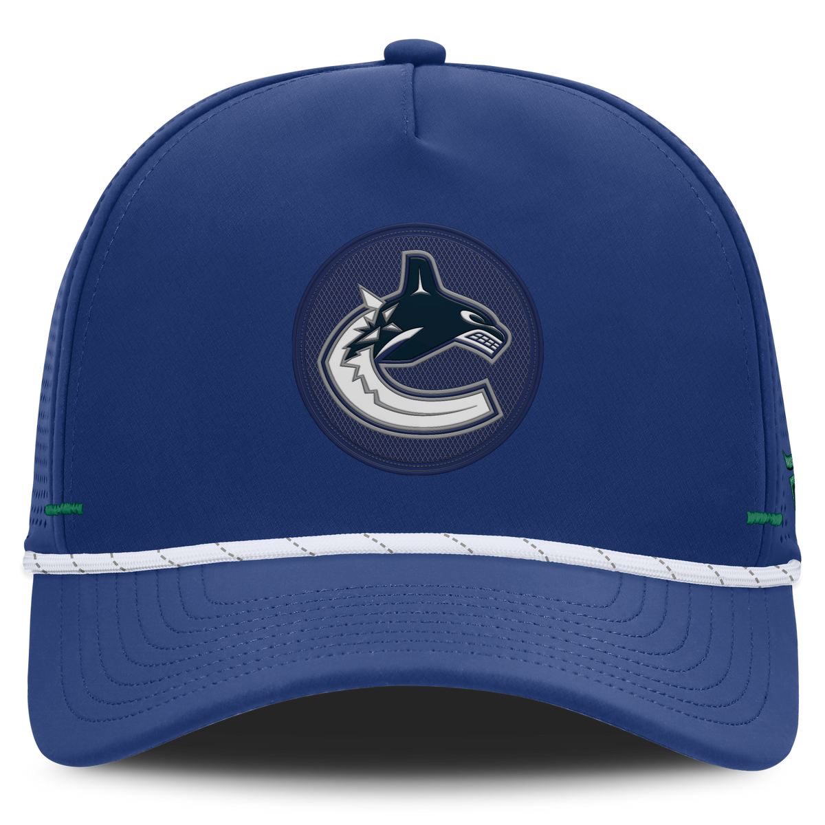 Vancouver Canucks NHL Fanatics Branded Men Royal Blue Authentic Pro Rink Vented A-Frame Snapback product image 3, provided
