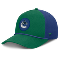 Vancouver Canucks NHL Fanatics Branded Men Royal Blue/Green Authentic Pro Rink A-Frame Snapback product image 1, provided