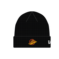 Vancouver Canucks NHL New Era Men Black Waffle Beanie Knit Hat product image 1, provided for visual reference and product