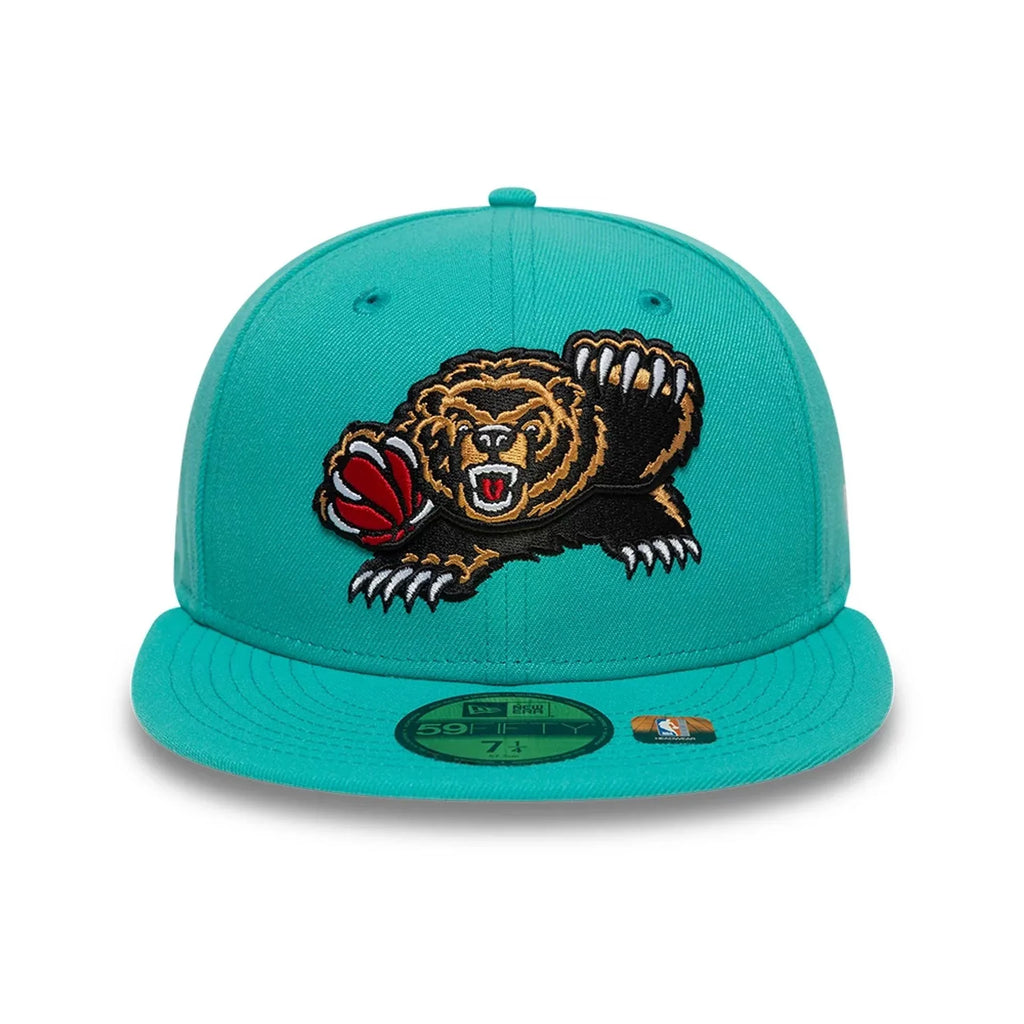 Vancouver Grizzlies NBA New Era Men Teal 59Fifty Hardwood Classics Fitted Hat product image 3, provided for visual reference