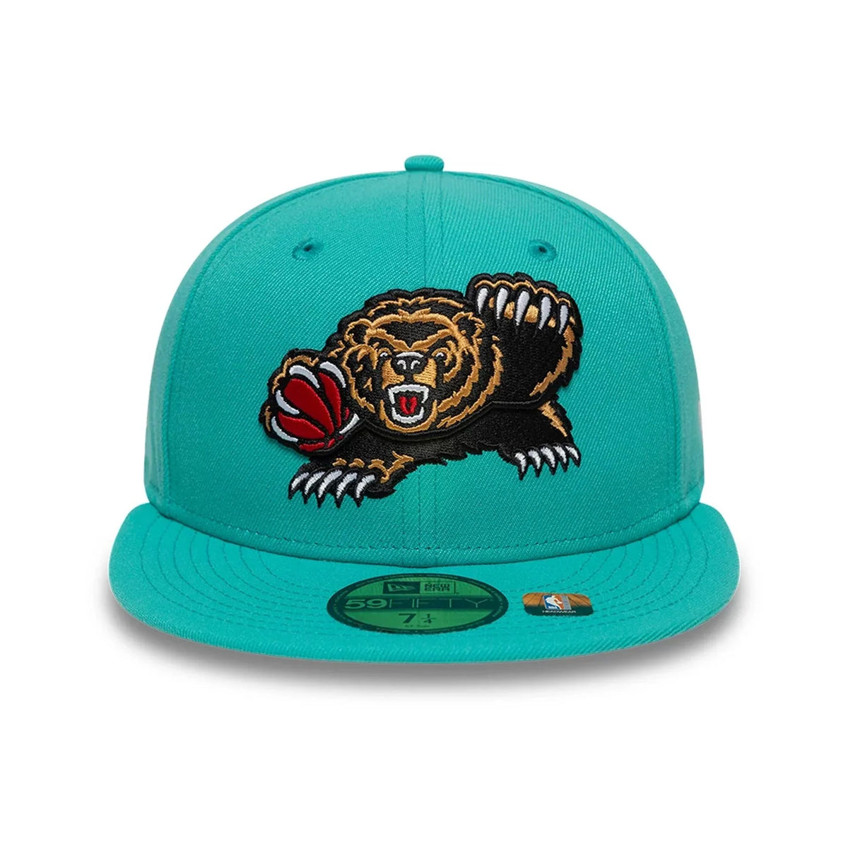 Vancouver Grizzlies NBA New Era Men Teal 59Fifty Hardwood Classics Fitted Hat product image 3, provided for visual reference