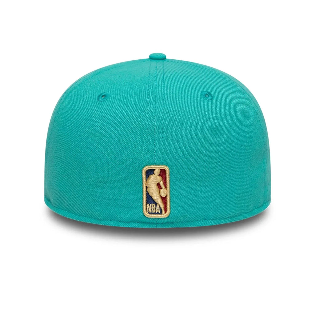 Vancouver Grizzlies NBA New Era Men Teal 59Fifty Hardwood Classics Fitted Hat product image 2, provided for visual reference