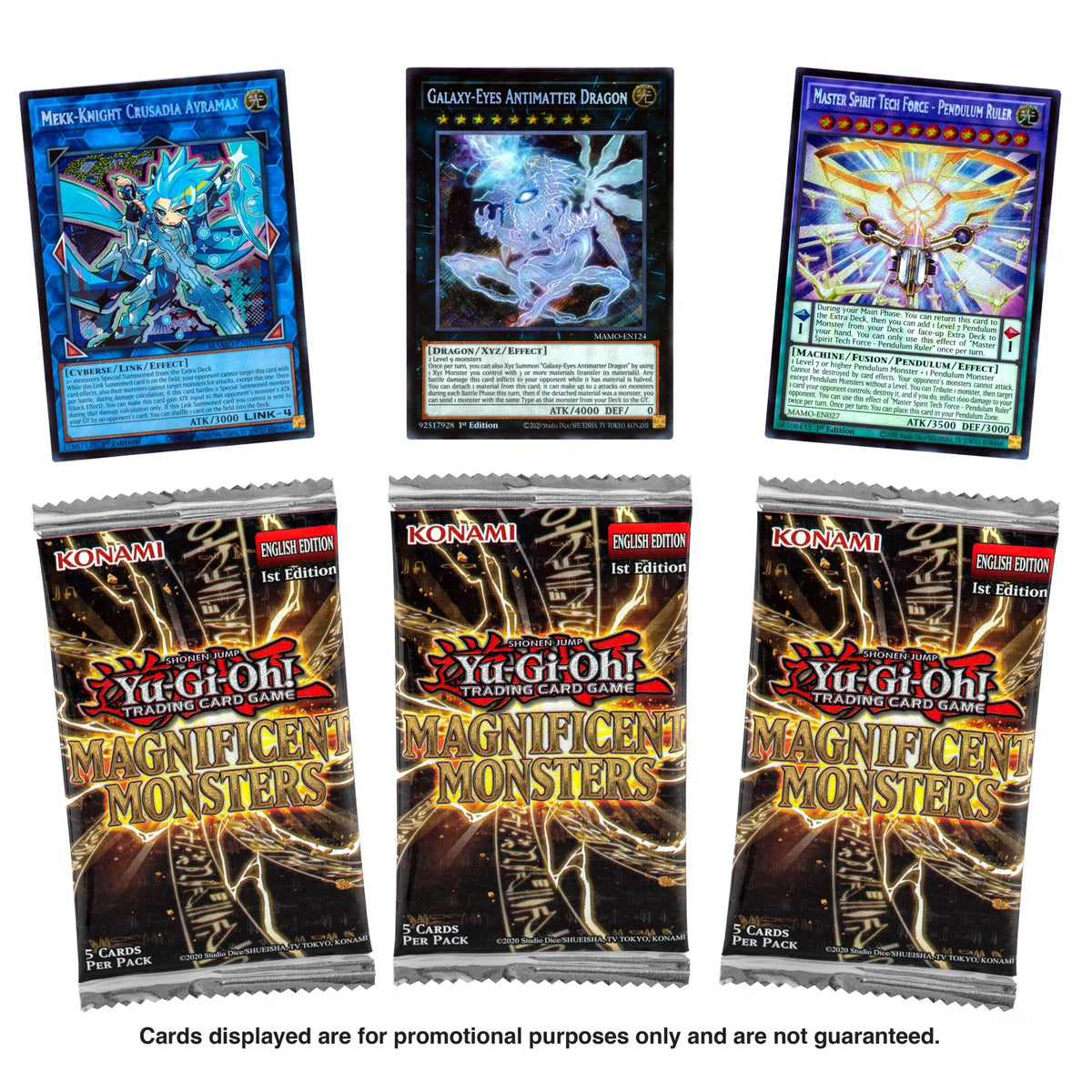 Yu-Gi-Oh Konami Magnificent Monsters Box Trading Card Game product image 4, provided for visual reference and product detail