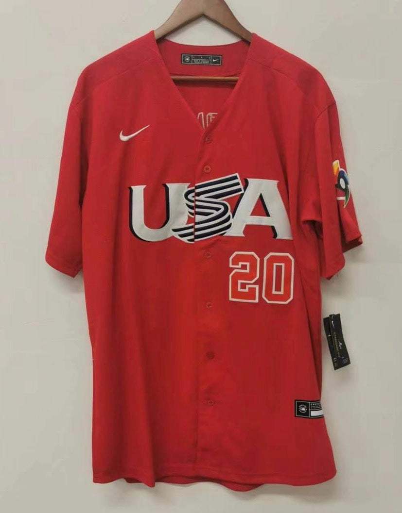 Pete Alonso Team USA Baseball jersey Nike Red product image 2
