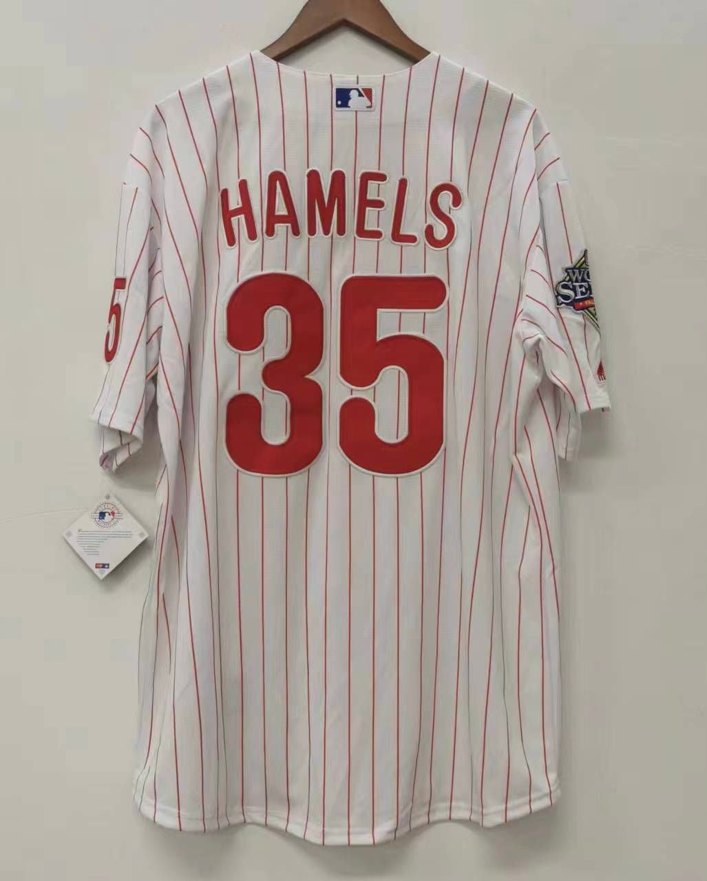 Cole Hamels Philadelphia Phillies 2008 World Series Jersey product image 1