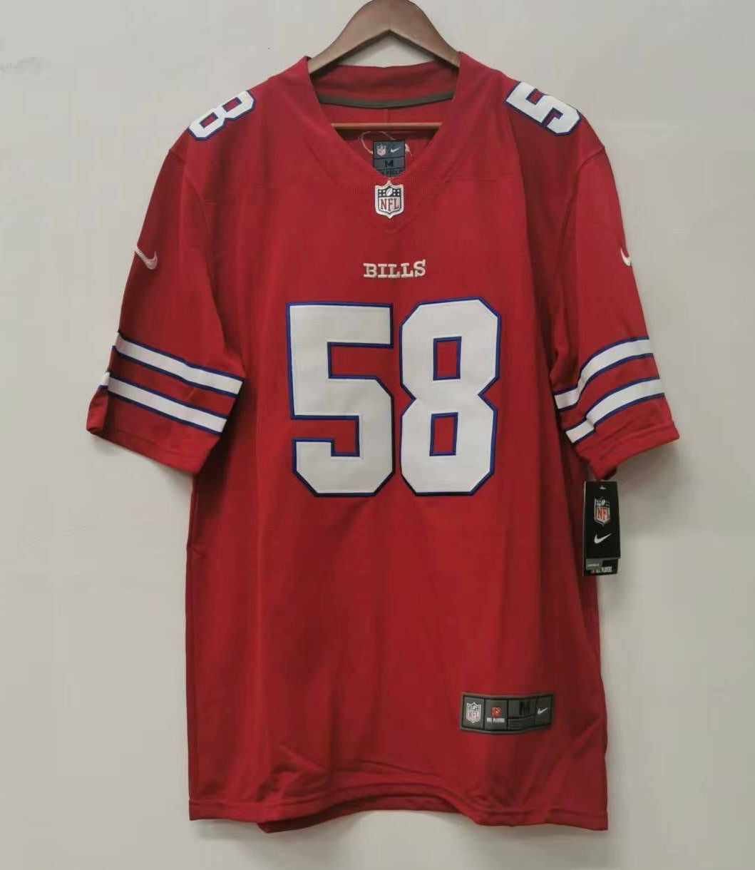 Matt Milano Buffalo Bills Official NFL Nike Jersey red product image 2