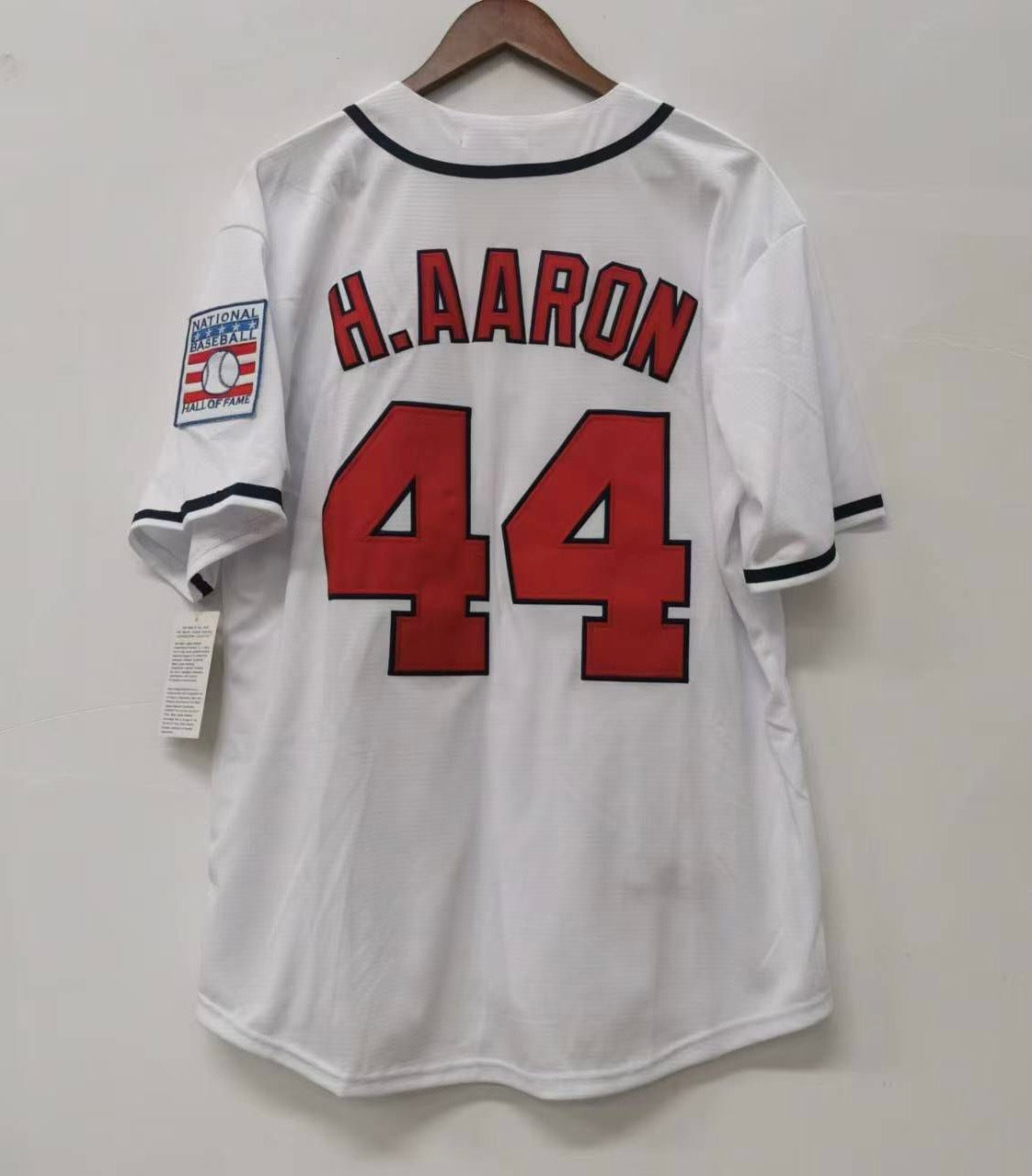Hank Aaron Atlanta Milwaukee Braves Jersey 1963 Mitchell & product image 2
