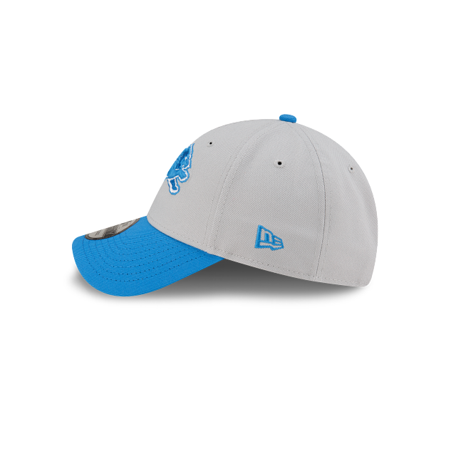 Detroit Lions NFL New Era Men Blue/Grey 2 Tone 9Forty Adjustable Hat product image 5, provided for visual reference and