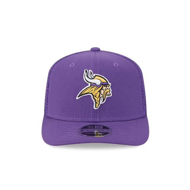 Minnesota Vikings NFL New Era Men Purple 9Seventy Stretch Trucker Snapback product image 7, provided for visual reference