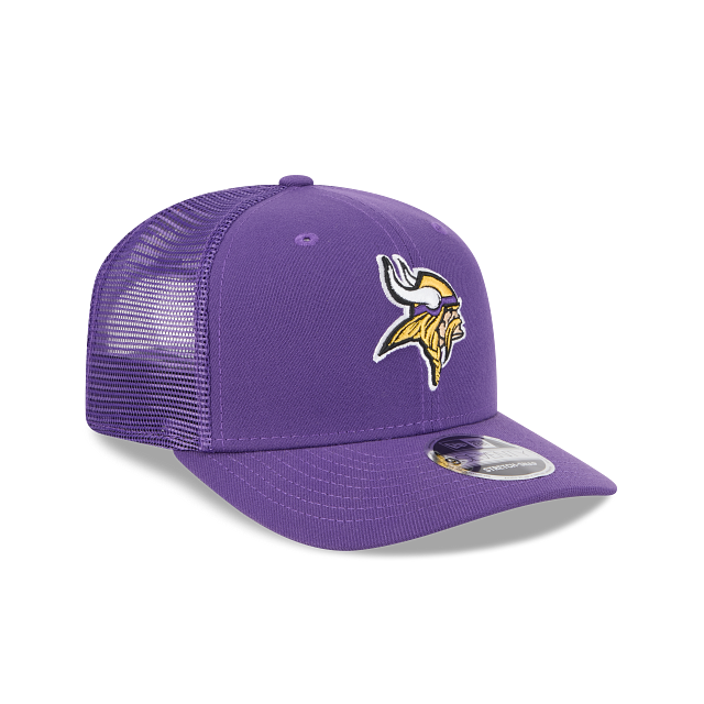 Minnesota Vikings NFL New Era Men Purple 9Seventy Stretch Trucker Snapback product image 6, provided for visual reference